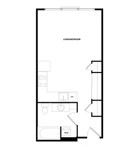 bedroom floor plan | apartments for rent in brookhaven ga | the mille brook